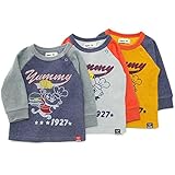 【アウトレット】 Bobson トレーナー(80～130cm) キムラタンの子供服 イエロー 95 ( 77367x77867-144 )