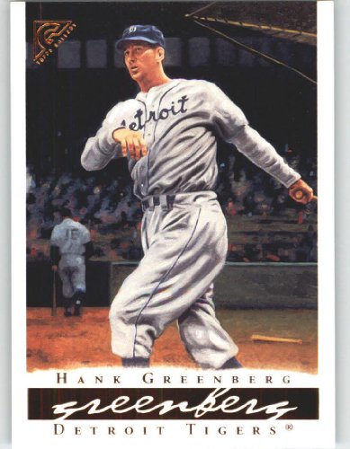 2003 Topps Gallery HOF (Hall of Fame) #54 Hank Greenberg w/Player - Detroit Tigers (Baseball Cards)