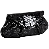Lauren Merkin Lotte Patent Croc Clutch