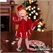 Kitchen & Housewares : Annalee 14-Inch Red Candycane Elf