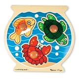 Melissa & Doug Deluxe Fish Bowl Jumbo Knob Puzzle