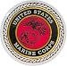 7 in Round USMC Marine Corps Suncatcher Sun Catcher