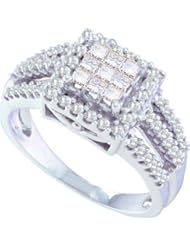 0.75CTW DIAMOND INVISIBLE RING