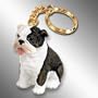 Bulldog, Brindle Tiny Ones Dog Keychains (2 1/2 in)