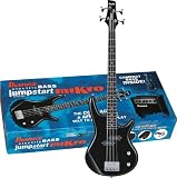 Ibanez IJMB15 Jumpstart Mikro Bass Guitar Package with Amp and Accessories - Black