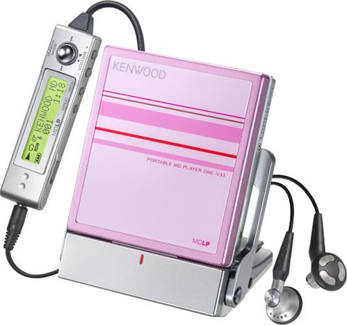 KENWOOD ポータブルMDプレイヤー DMC-V33-P