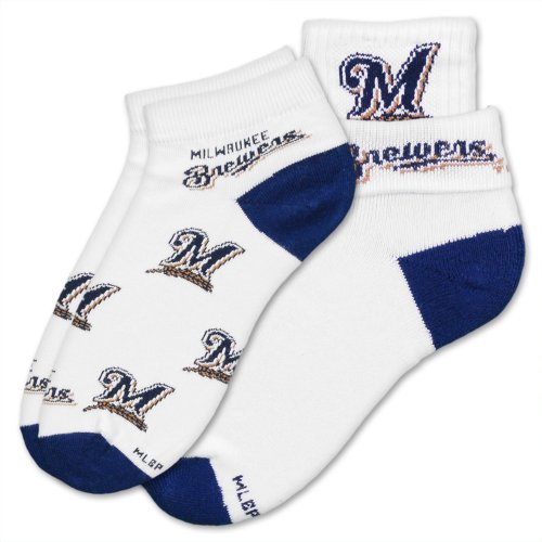 MLB Milwaukee Brewers Women's Socks (2 Pack)