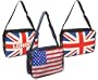 Sac Besace Messenger - Port� Epaule ou Bandouli�re - Imprim� "Drapeau Anglais ou Am�ricain" - Mixte Adultes et Adolescents