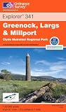 Carte de randonnée : Greenock - Largs - Millport