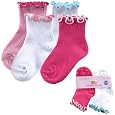 Luvable Friends Lettuce Trim Socks, Multi, 0-6 Months