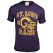 St Louis Rams Men's Retro Vintage T-Shirt (True Navy, Medium)