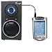 10 Watt Battery Powered Portable Amplified Audio Speaker with Dual charger also charges the Compaq iPAQ 3830 3835