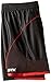 STX Boys' Athletic Short, TF49-Black/Red, 14/16
