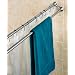 Polder Duo Shower Curtain Rod,Brushed Stainless Steel