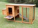 The Norfolk Chicken Coop. A chicken house, run and nesting box suitable for housing 3 - 4 standard chickens. Our best selling chicken run.
