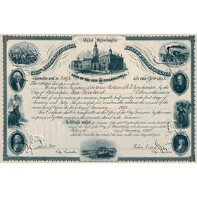 Canvas Print, Loan of the City of Philadelphia - 36 x 24