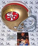 Joe Montana Autographed/Hand Signed San Francisco 49ers Throwback Authentic Helmet