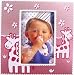 Deluxe Scenic Baby Photo Frame, Pink