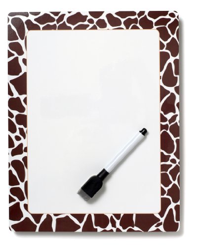 Mayfair Lane Happeez Whiteboard, Jungle Fever, Giraffe, 12 x 9 Inch