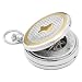 Charles Hubert 3845 Two-Tone Mechanical Picture Frame Pocket Watch image 6