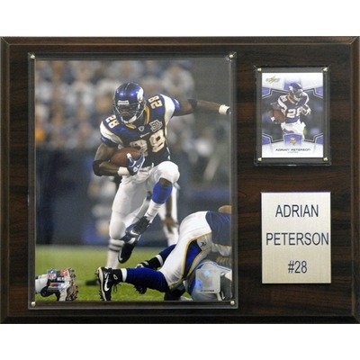 NFL Minnesota Vikings Adrian Peterson Player Plaque