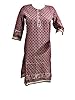 Indian Ethnic Tunic Designer Block Printed Long Cotton Kurta Caftan Top Size S