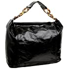 Christopher Kon #279 Large Top Zip Hobo with Chain Handle