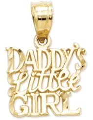 14k Daddys Little Girl Charm