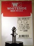 PART #3258 CARBIDE-TIP 2 FLUTE EDGE BEADING PROFILE ROUTER BIT W/BB 1/2 BEAD DIA X 1-1/16 LG DIA