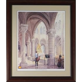 THE CONFESSIONAL" by MICHAEL McCANN - 11x14 (Frame Size 22x25)