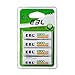 EBL AA Rechargeable Batteries 2800mAh New Retail Package, Pack of 4