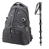 Kata-Manfrotto KT DR-465-MP Digital Rucksack Promotional Bundle with Free Manfrotto 790B Modo Monopod (Black)
