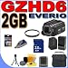 JVC Everio GZ-HD6 120GB Hard Drive HDD 3CCD Camcorder with 10x Optical Zoom PLUS 2GB SD Memory Card - Extra Rechargeable Battery - Rapid External Charger - UV Filter - GZHD6 BigVALUEInc Accessory Saver Bundle + MORE