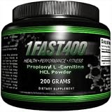 1Fast400 Propionyl L -Carnitine HCL Powder, 200-Grams