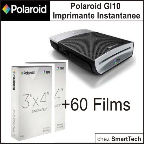 Kit Imprimante instantanée portable Polaroid GL10 compatible iPhone