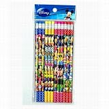 ミッキー消しゴム付鉛筆１２本セット
