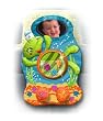 Fisher-Price Play'n View Mirror with Lights & Music -Turtle