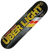 Almost Uber Light Emblem - Rodney Mullen Skateboard Deck - 7.7 in. x 31.6 in. - Gold