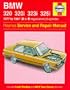 Bmw 320, 320i, & 325i (6-Cyl) (Oct '77 to Sept '87) Hb (Haynes Service & Repair Manual)