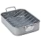 Oneida Heavy Gauge Commercial Carbon Steel Roasting Pan with Rack