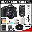 Canon EOS Rebel T3i 18.0 MP Digital SLR Camera Body & EF-S 18-55mm IS II Lens with 70-300mm IS USM Lens + 32GB Card + Battery + Case + Filter Set + Tripod + Cleaning Kit Canon EOS Rebel T3i 18.0 MP Digital SLR Camera Body & EF-S 18-55mm IS II Lens with 70-300mm IS USM Lens + 32GB Card + Battery + Case + Filter Set + Tripod + Cleaning Kit