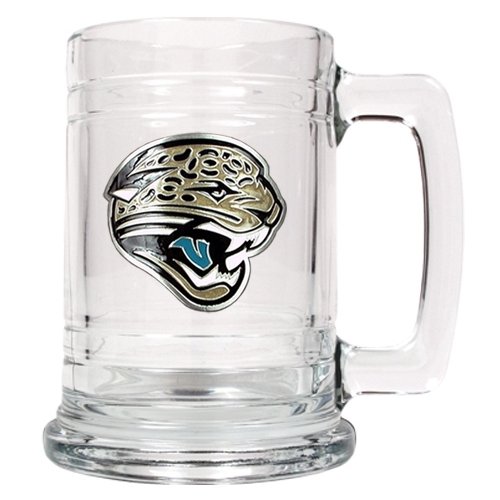 Jacksonville Jaguars - NFL 15oz Glass Tankard (Primary Logo)