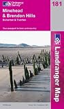 Minehead and Brendon Hills, Dulverton and Tiverton (Landranger Maps) (Landranger Maps)