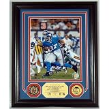 Brandon Jacobs Autographed Photomint w/ 2 24KT Gold Coins