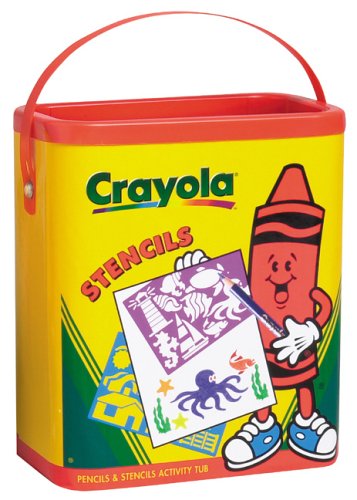 Childrens Toyshop  Toys : Crayola Pencils & Stencils Tub
