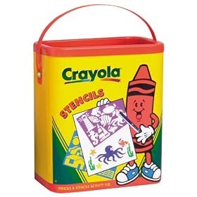 Crayola Pencils & Stencils Tub