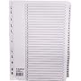 Guidhall White Mylar Plastic Subject Dividers 1-31&hellip by GUILDHALL