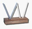 Turn-Box Crock Stick Sharpener Four Rod Turn-Box Sharpener