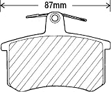 Beck Arnley  082-1189  Premium Brake Pads