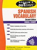 Schaum's Outline of Spanish Vocabulary (Schaum's Outline Series)